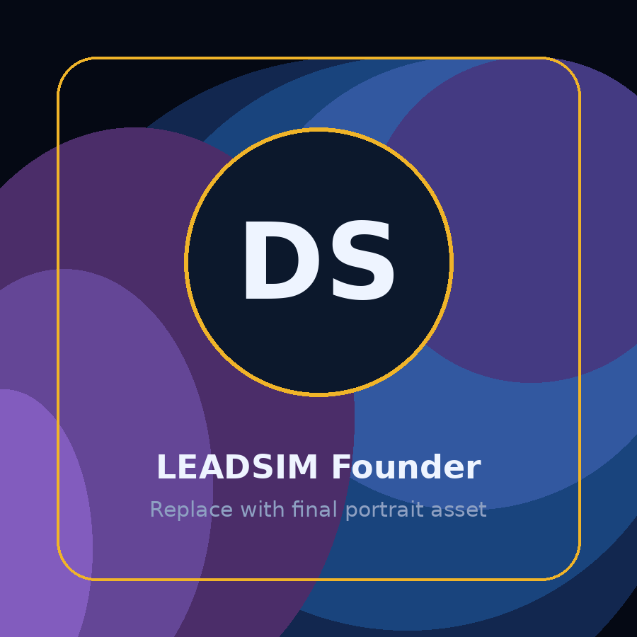Dr Syahid, founder lead for LeadSim Lab